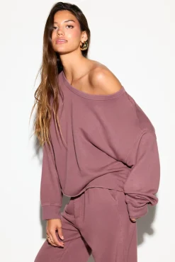 Bella Off Shoulder Sweatshirt