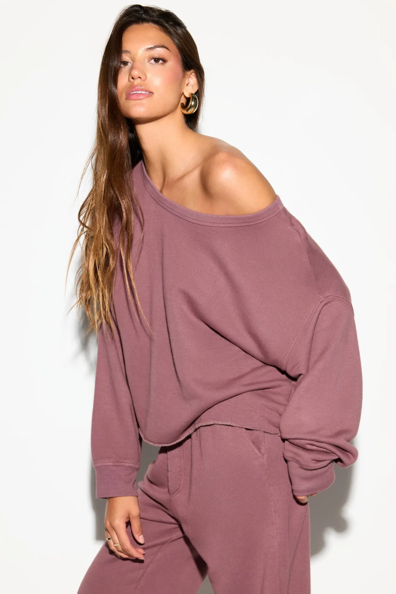 Bella Off Shoulder Sweatshirt