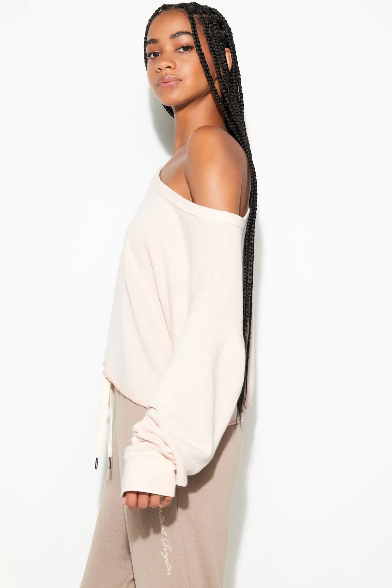 Bella Off Shoulder Sweatshirt