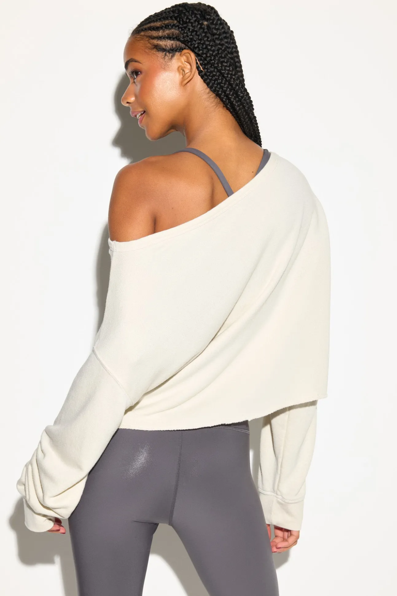 Bella Off Shoulder Sweatshirt