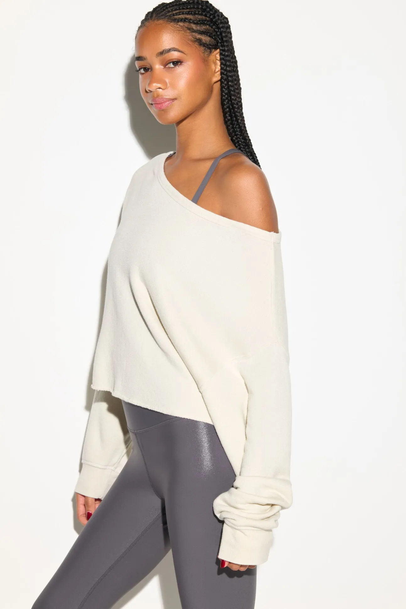 Bella Off Shoulder Sweatshirt