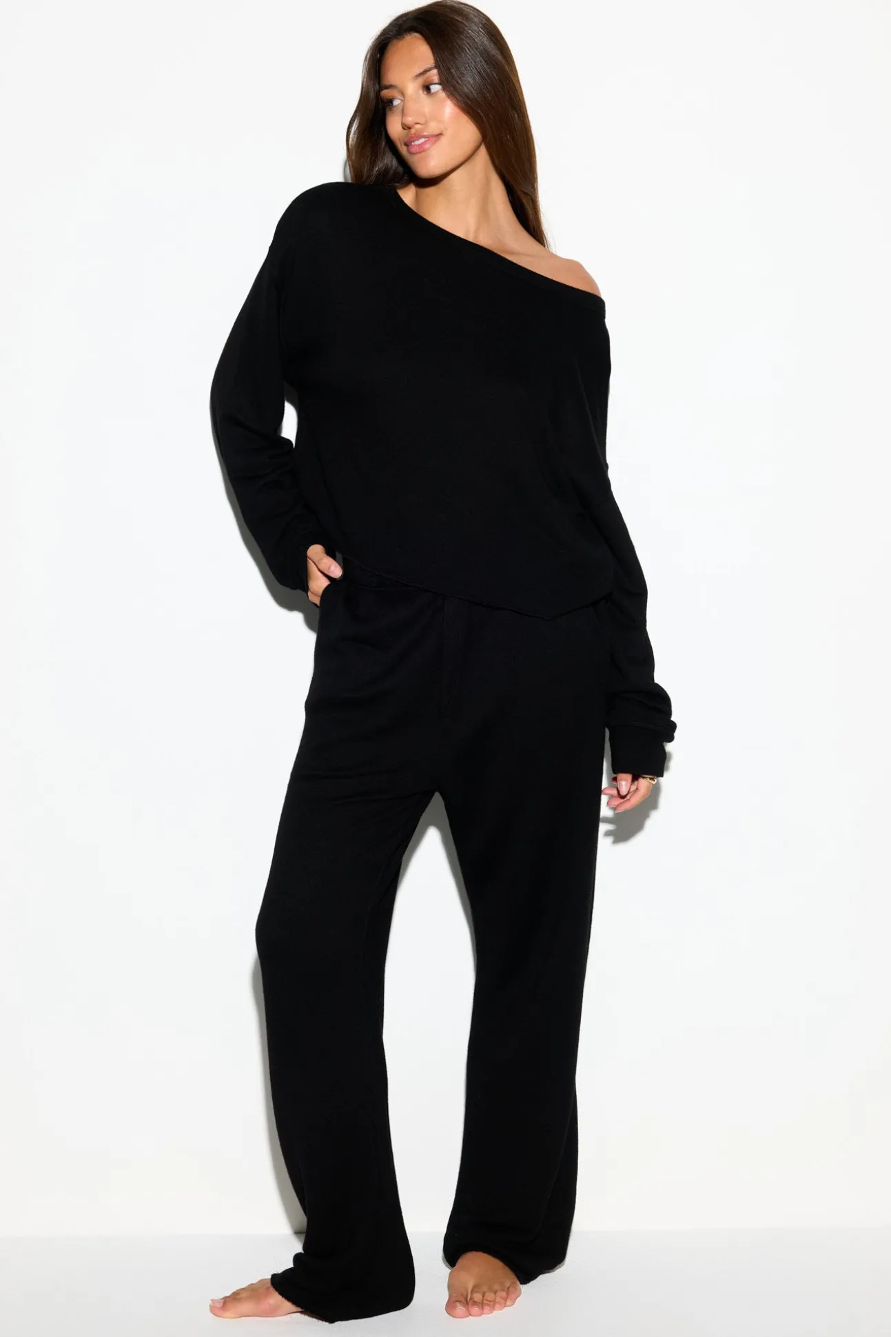 Bella Off Shoulder Sweatshirt