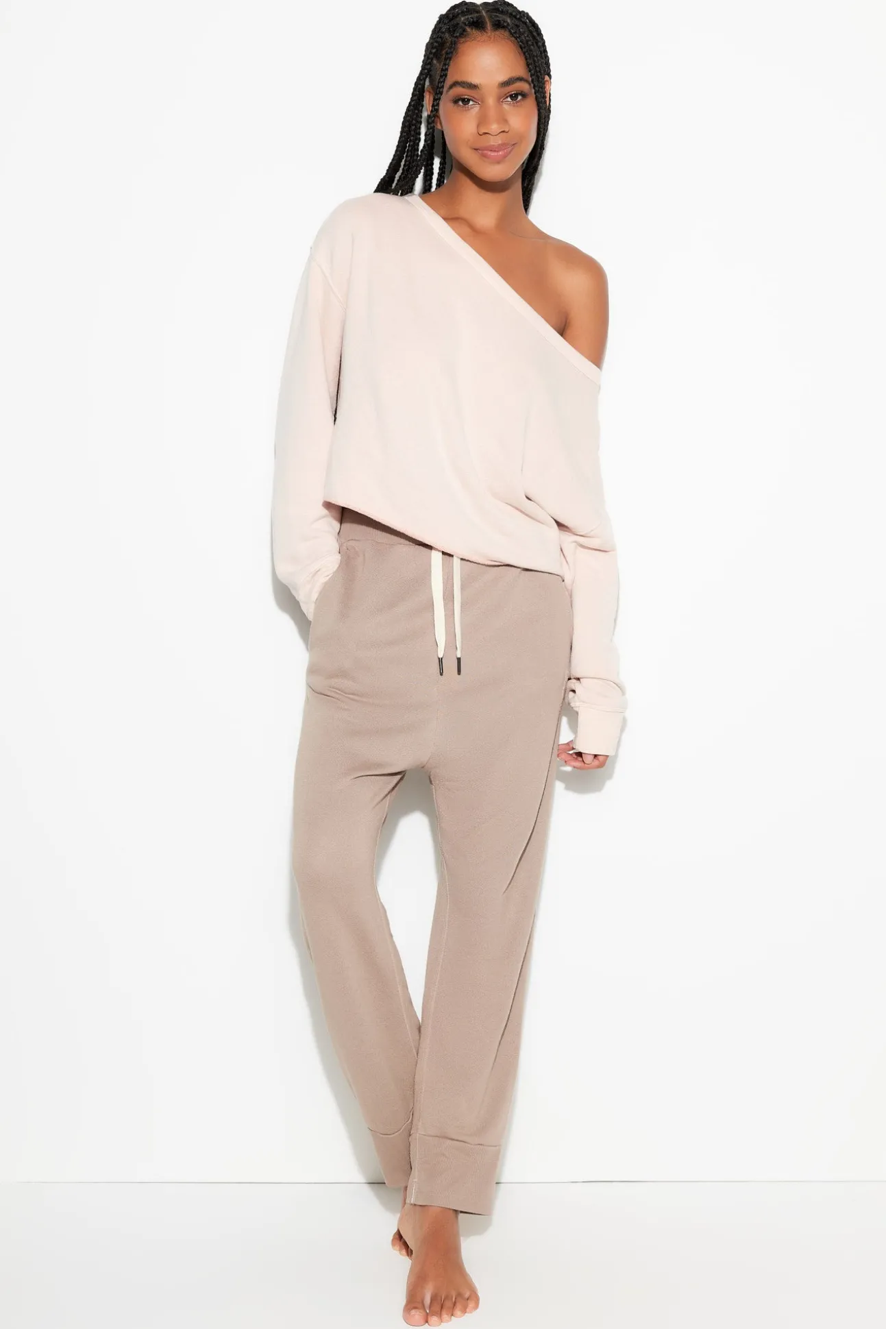 Bella Off Shoulder Sweatshirt