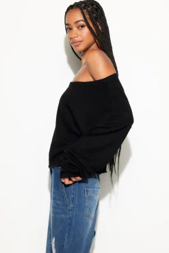 Bella Off Shoulder Sweatshirt