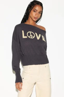 Beloved Devon Off Shoulder Sweater