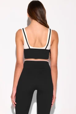 Black Gemini Longline Bra