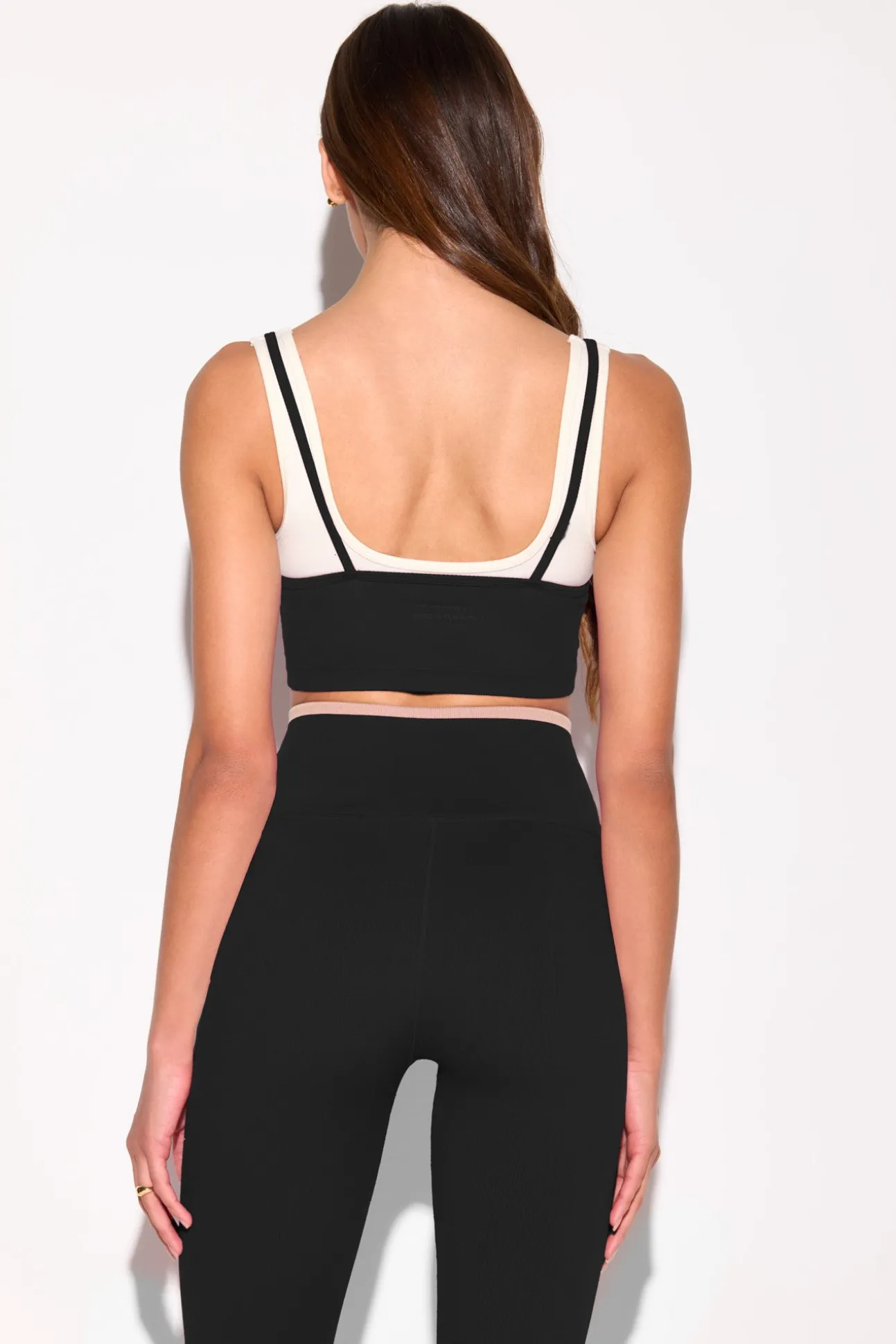 Black Gemini Longline Bra