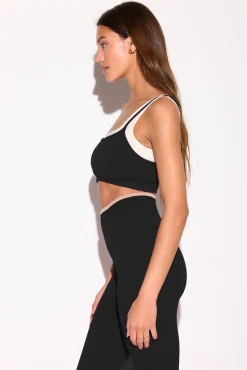 Black Gemini Longline Bra