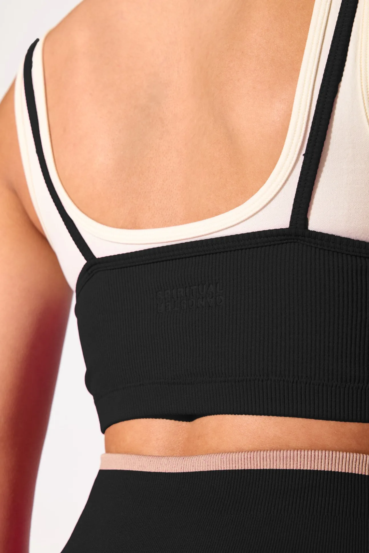 Black Gemini Longline Bra