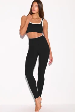 Black Gemini Longline Bra