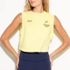 222 Butterfly Crawford Crop Tank