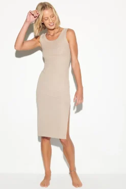 Camille Rib Midi Dress