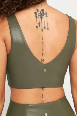 Harlow High Gloss Crop Tank