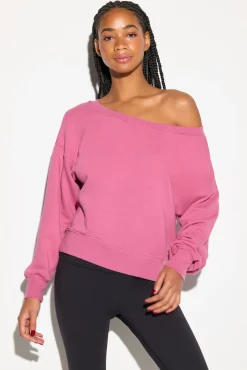 La Vida Off Shoulder Sweatshirt