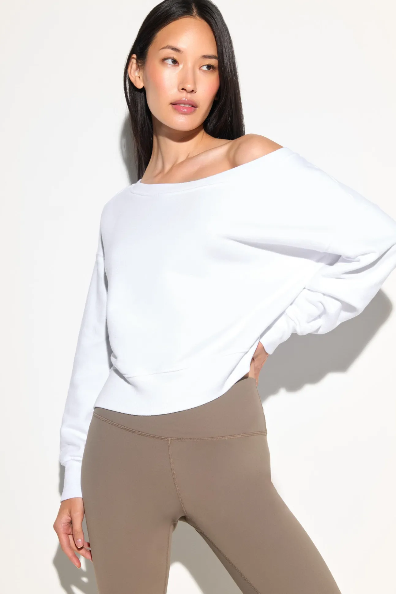 La Vida Off Shoulder Sweatshirt