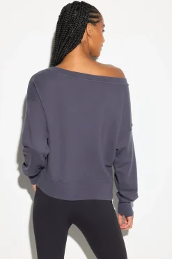 La Vida Off Shoulder Sweatshirt