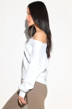 La Vida Off Shoulder Sweatshirt
