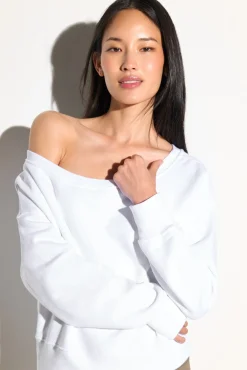 La Vida Off Shoulder Sweatshirt