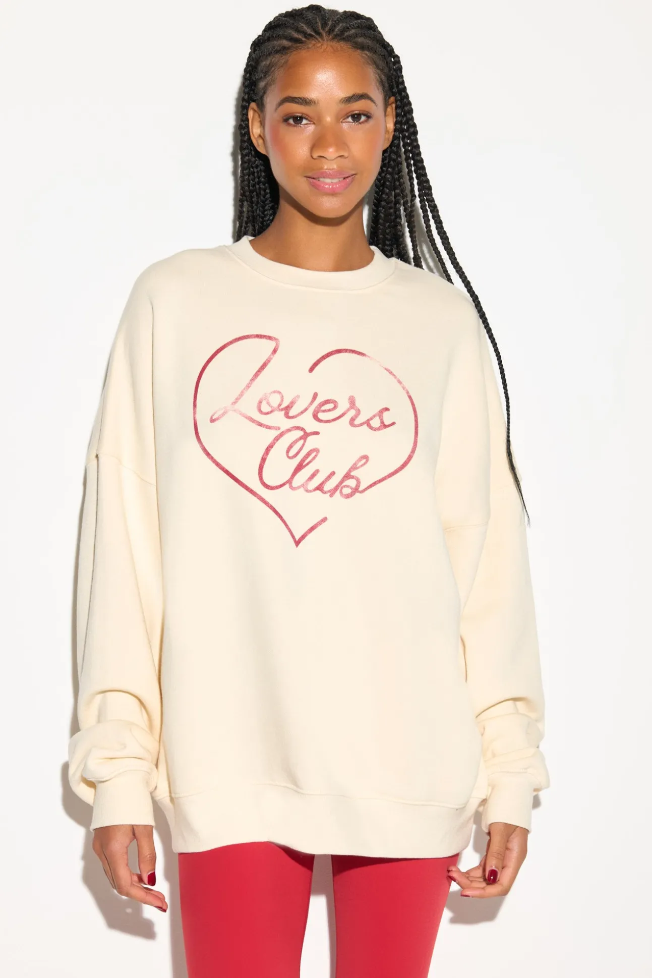 Lovers Boyfriend Crew Sweatshirt