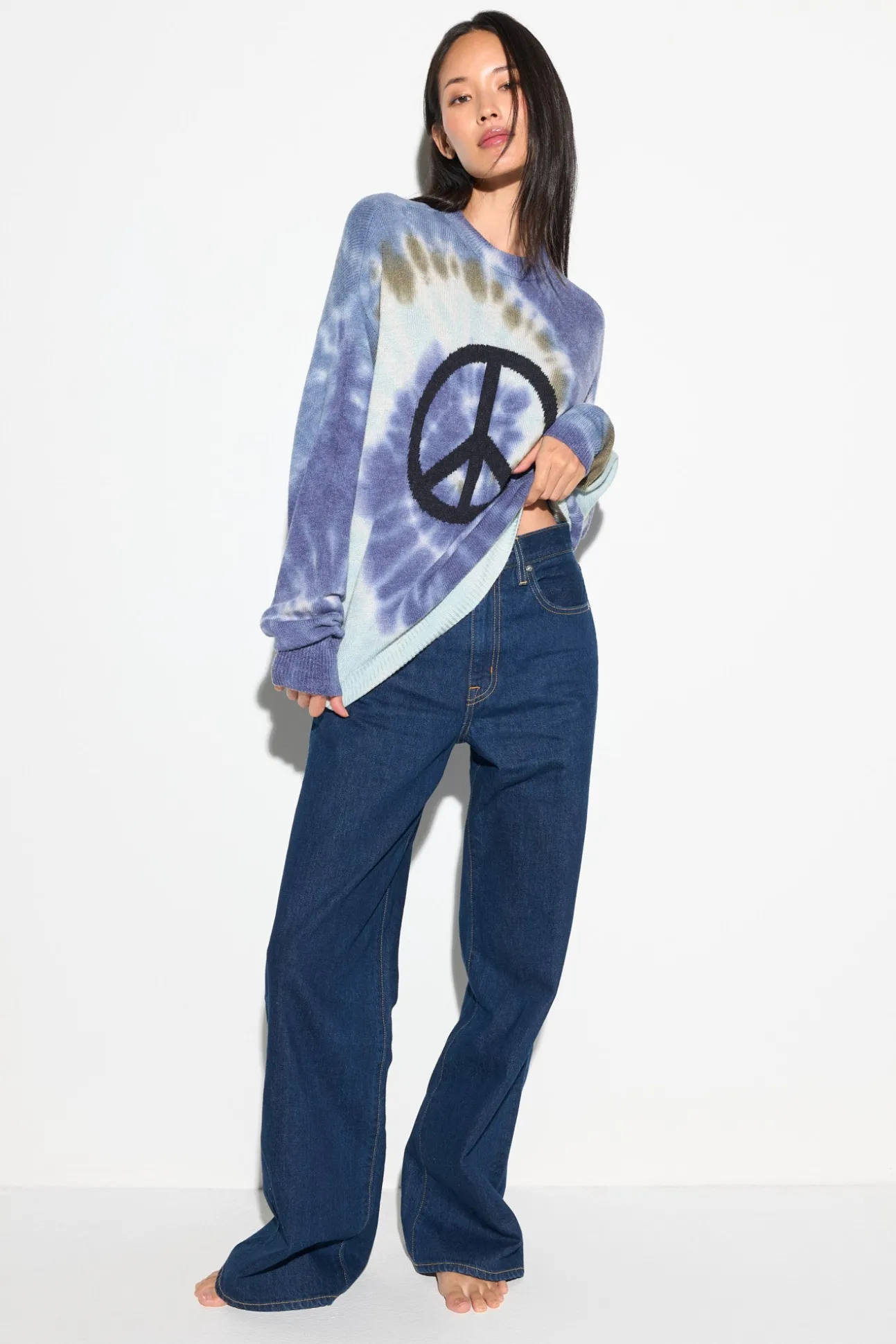 Peace Tie Dye Maude Sweater