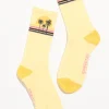 Sunset Stripe Crew Sock