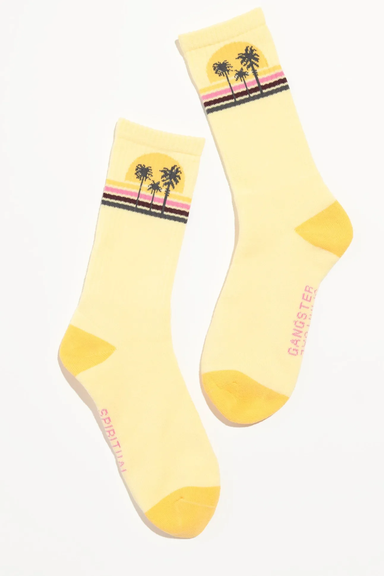 Sunset Stripe Crew Sock