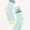 Sunset Stripe Crew Sock